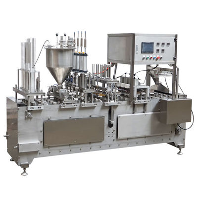 Mua 50HZ PLC Cup Filler Packing Machine Với áp suất không khí 0,6Mpa online manufacture
