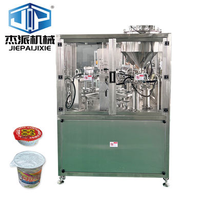 Mua PLC tự động HMI điều khiển sữa chua nước nước nước sốt mật ong kem lấp đầy và niêm phong máy online manufacture