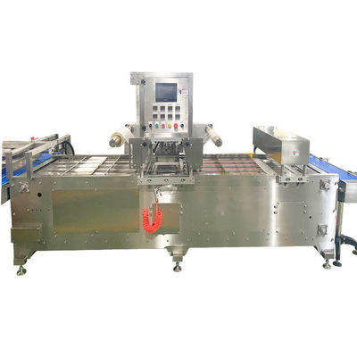 2.2kw MAP Tray Sealer Machine Hệ thống niêm phong đĩa gạo với hệ thống điều khiển PLC