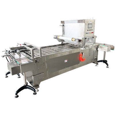 PLC điều khiển MAP Tray Seal Machine cho thủy sản tray chân không khí rửa kín