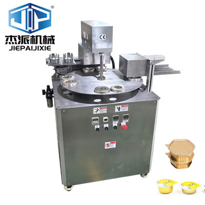 Máy niêm phong khay quay tự động cho hạt tùy chỉnh đồ ăn nhẹ Khay thực phẩm nhựa