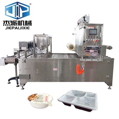 Hệ thống điều khiển PLC Máy niêm phong khay tự động bằng bạc cho thùng chứa thực phẩm