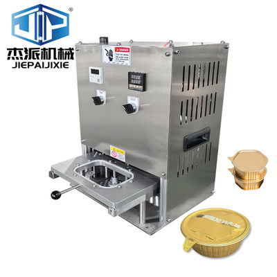 Máy niêm phong tự động đồ ăn nhôm tấm đĩa niêm phong máy PLC
