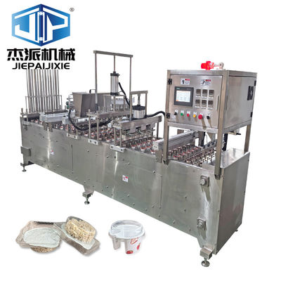Máy làm đầy và niêm phong cốc hạt tự động cho vỏ cốc hạt yến mạch
