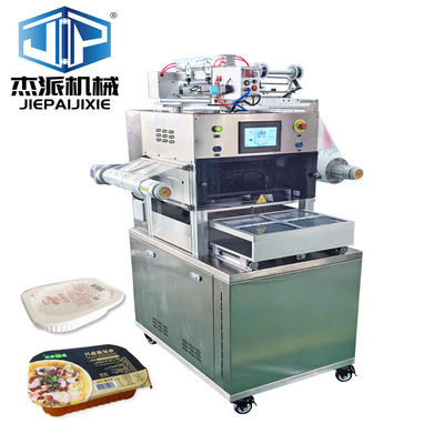 Máy niêm phong trượt nhựa dọc với nitơ cho khay thịt trái cây