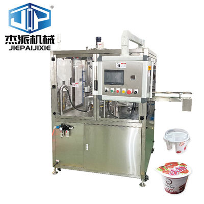 Máy làm đầy và niêm phong cho sản xuất khối lượng lớn của 2000cups / giờ kem sữa chua nước ly