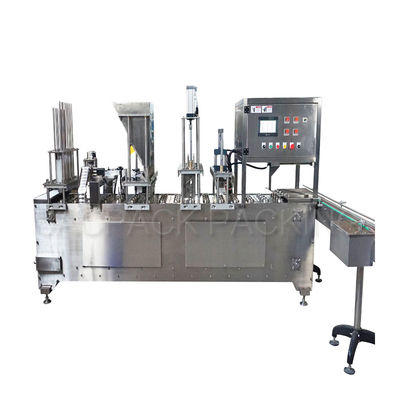Máy niêm phong đầy cốc đo cao 50HZ cho giải pháp niêm phong tùy chỉnh cốc yến mạch